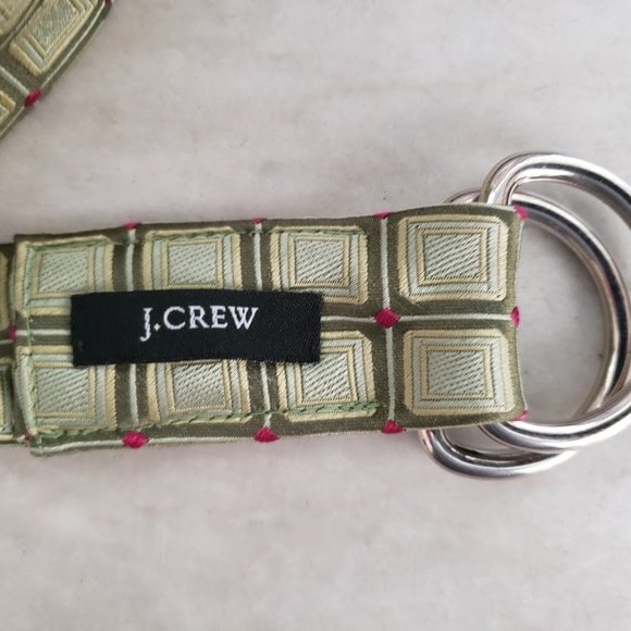 J. Crew Silk D-ring Belt - Excellent Condition! - Picture 2 of 10